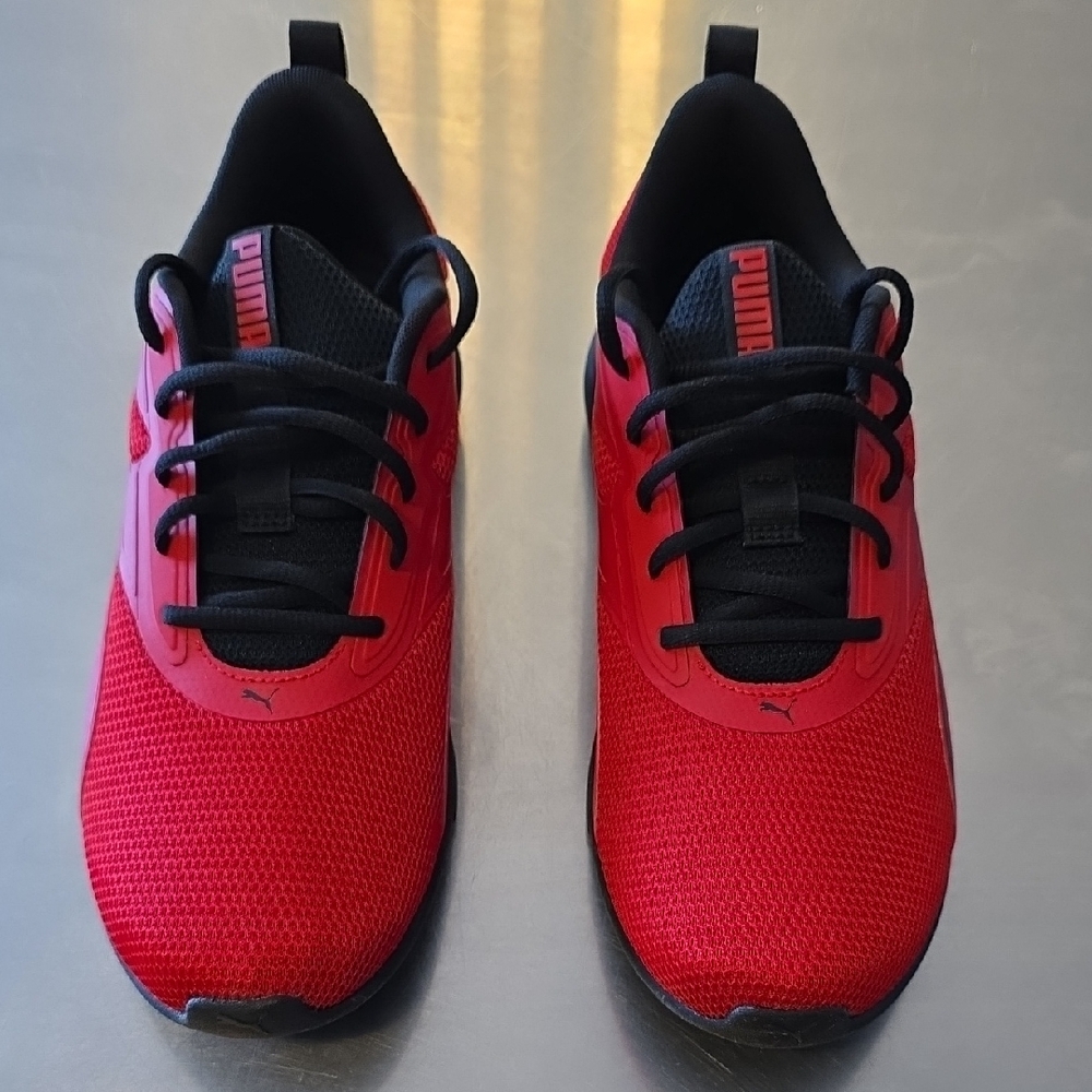 Puma Red and Black Sneakers Modern Sporty Design